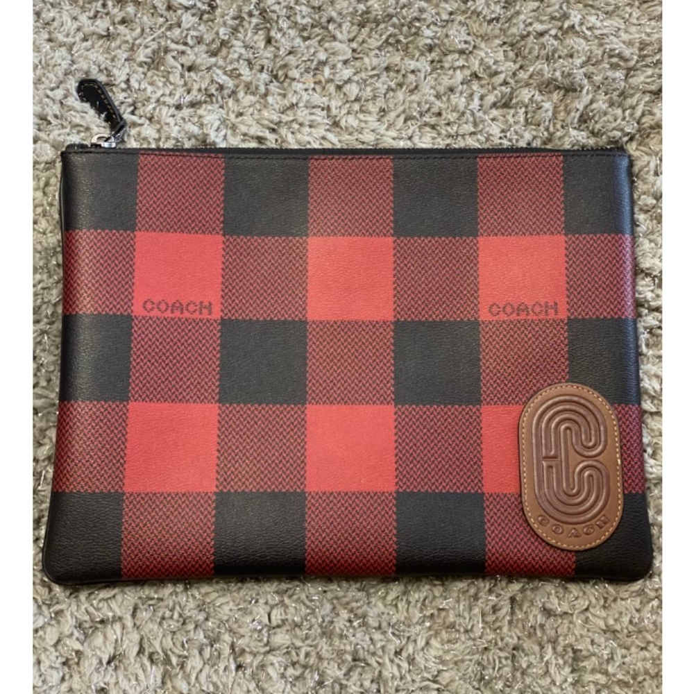 Coach Large Tote "Rare" Buffalo Plaid